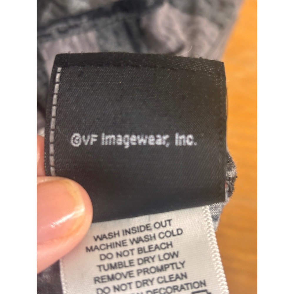 Harley Davidson Womens Tank Top 2X Gray Striped Viking Land Brainerd MN V-Neck - Picture 7 of 8